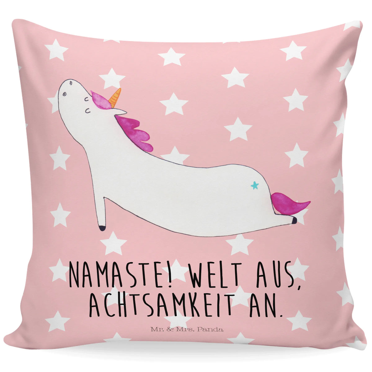 40x40 Kissen Einhorn Yoga