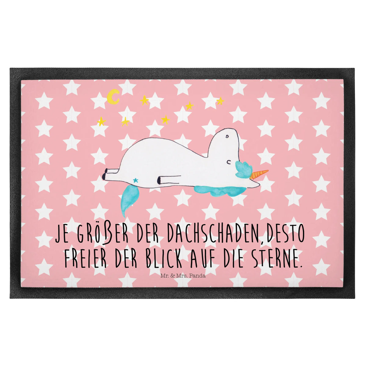 Fußmatte Einhorn Sternenhimmel