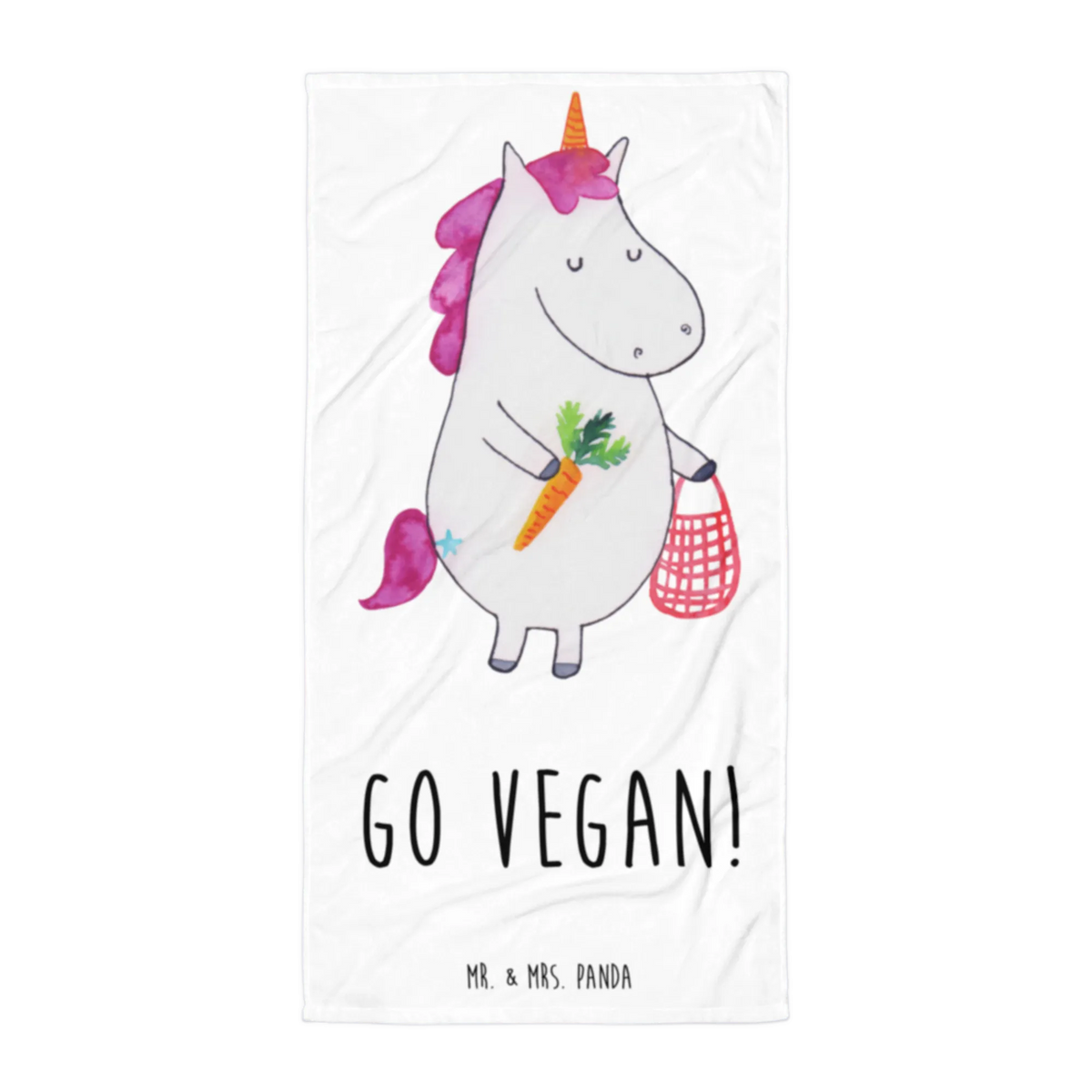 XL Badehandtuch Einhorn Vegan