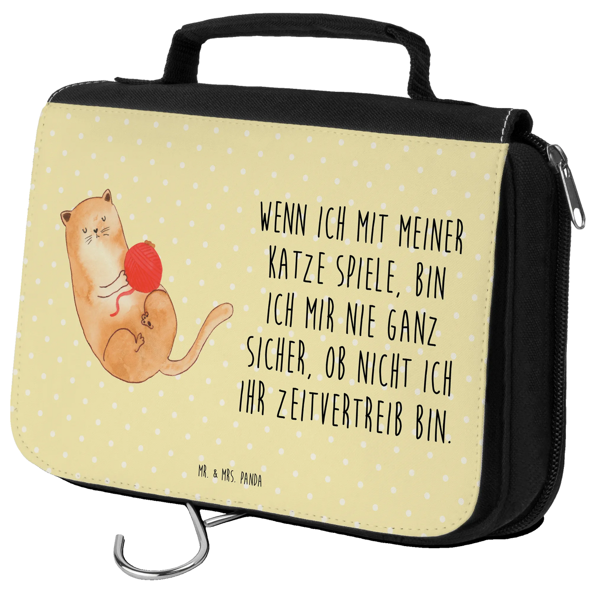 Kosmetyczka kot wełna