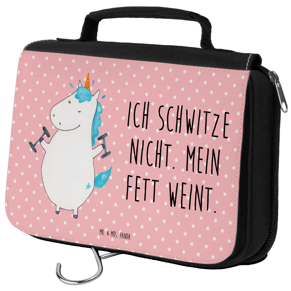Kulturbeutel Einhorn Fitness