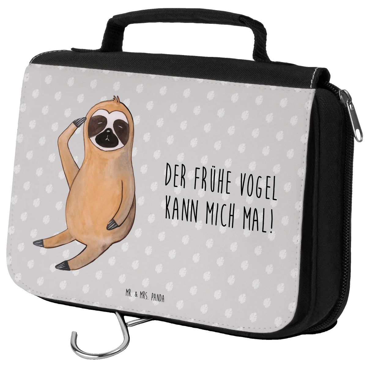 Kulturbeutel Faultier Vogel badtasche, Kulturbeutel, hygienebeutel, Reise-Kulturtasche, beautycase, kosmetiktäschchen, Reisebeutel, Make-Up Tasche, duschbeutel, beauty case, Kosmetikbeutel, kulturtäschchen, hygienetasche, Necessaire, Kulturtasche, Waschbeutel, Toilettentasche, Waschtasche, Schminkbeutel, Kosmetiktasche, Schminktasche, Faultier, Faultier Geschenk, Faultier Deko, Der Frühe Vogel, faul, Lieblingstier, Spinner, Früher Vogel, Faultierwelt, Vogel, Frühaufsteher, Morgenmuffel, Faultiere