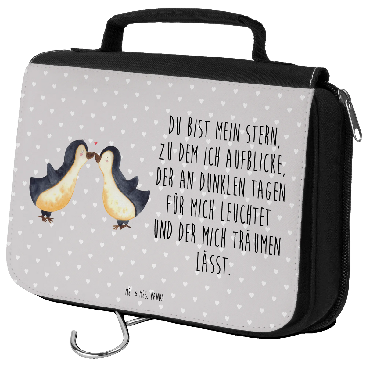 Kulturbeutel Pinguin Liebe hygienetasche, Schminktasche, duschbeutel, Kosmetikbeutel, Reisebeutel, Waschtasche, beautycase, Kosmetiktasche, Reise-Kulturtasche, Waschbeutel, Necessaire, Make-Up Tasche, Schminkbeutel, kosmetiktäschchen, Toilettentasche, Kulturbeutel, Kulturtasche, kulturtäschchen, badtasche, beauty case, hygienebeutel, Freundin, Freund, Liebe, Liebesgeschenk, Jahrestag, Verlobung, Partner, Ehemann, Ehefrau, Heiraten, Heiratsantrag, Hocheitstag, Love, Geschenk Freund, Pärchen. Liebespaar, Geschenkidee, Gastgeschenk, Geschenk Hochzeitstag, Liebesbeweis, Pinguinpaar, Geschenk Freundin, Pinguin Paar, Liebesspruch, Pinguine, Hochzeit, Verlobte, Hochzeitstag, Pinguin Liebe, Paar, Pinguin, Verlobter
