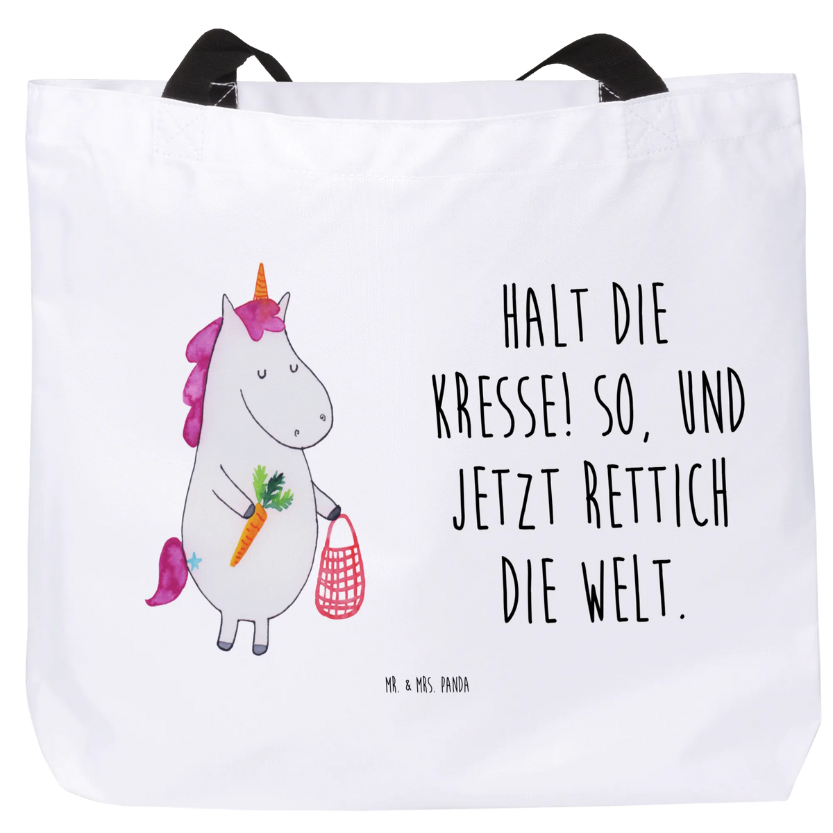 Shopper Einhorn Gemüse