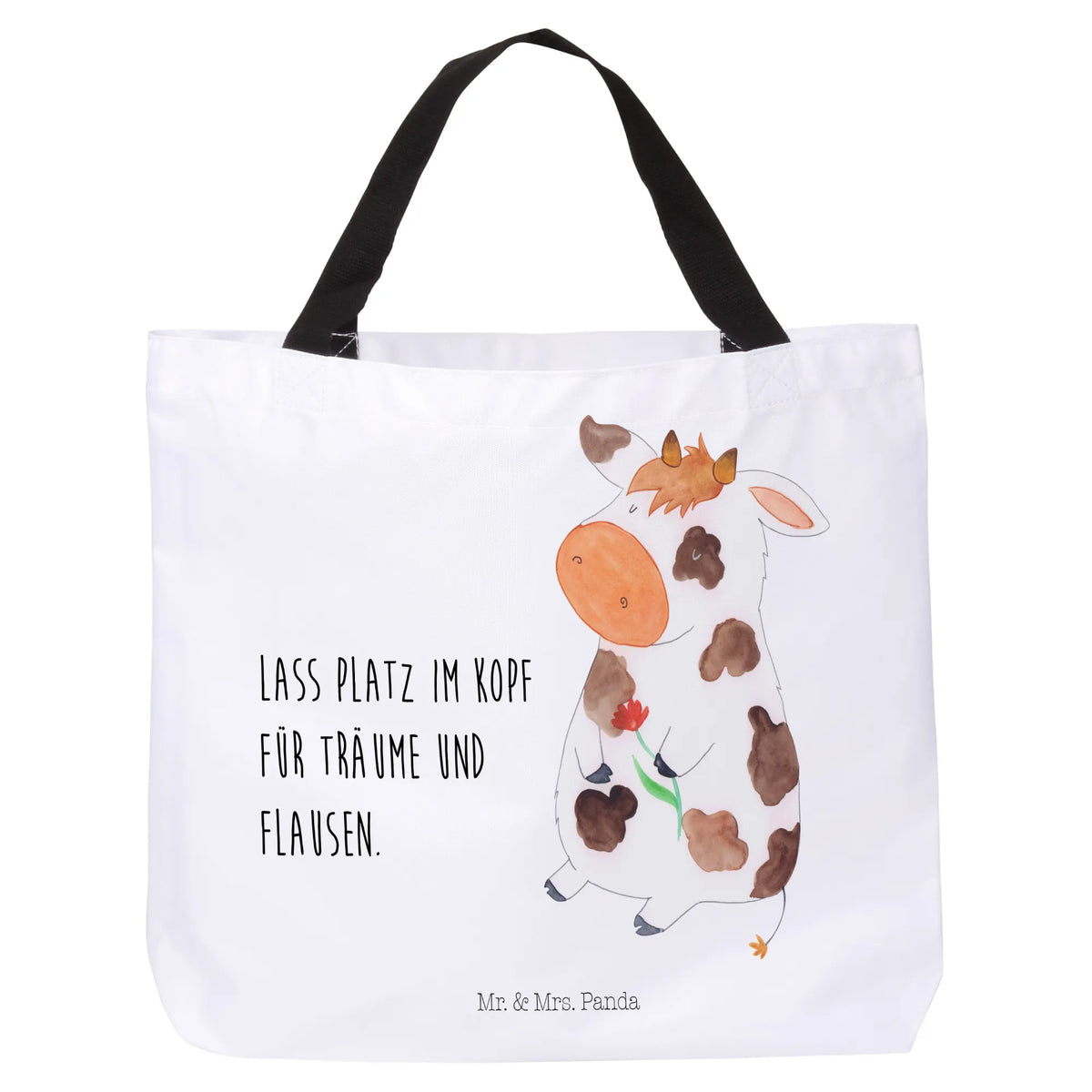 Shopper Kuh Tasche, studententasche, Alltagstasche, Büchertasche, Stoffbeutel, City-Shopper, Freizeittasche, Beutel, XL Tasche, Unitasche, Reisetasche, Strandtasche, Schulbeutel, Tragetasche, Tote Bag, Schultasche, Tragebeutel, Laptoptasche, Urlaubstasche, Pandatasche, Einkaufstasche, Statement-Tasche, Bauernhof, Hoftiere, Landwirt, Landwirtin, Kuh, Kühe, Milchkuh, Milch, Motivtion, Flausen, Hof, Spruch, Magie, Träume
