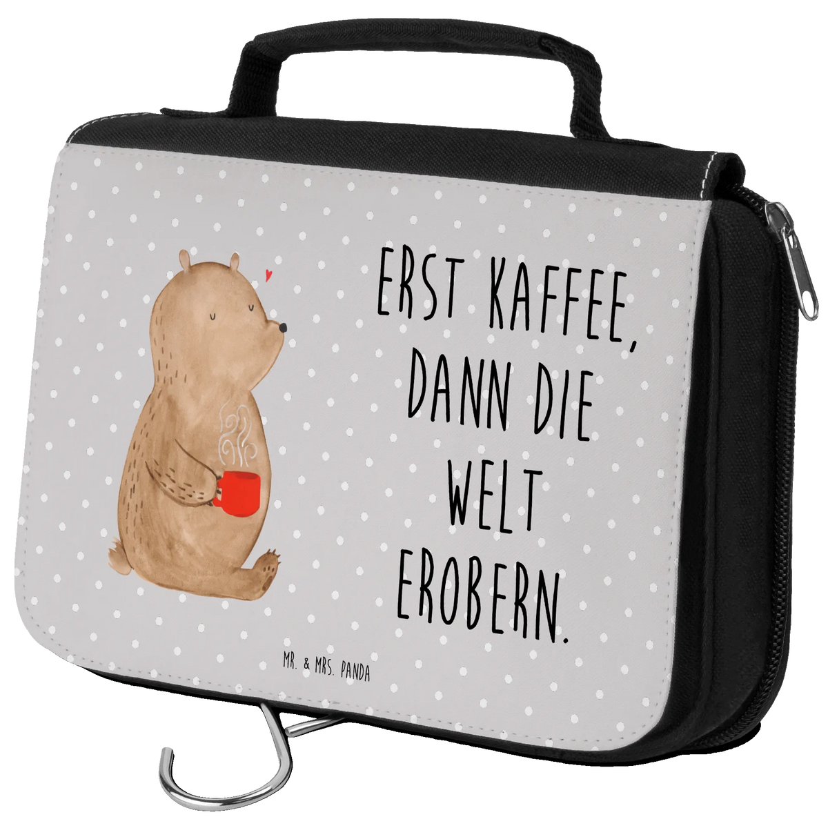 Kulturbeutel Bär Kaffee