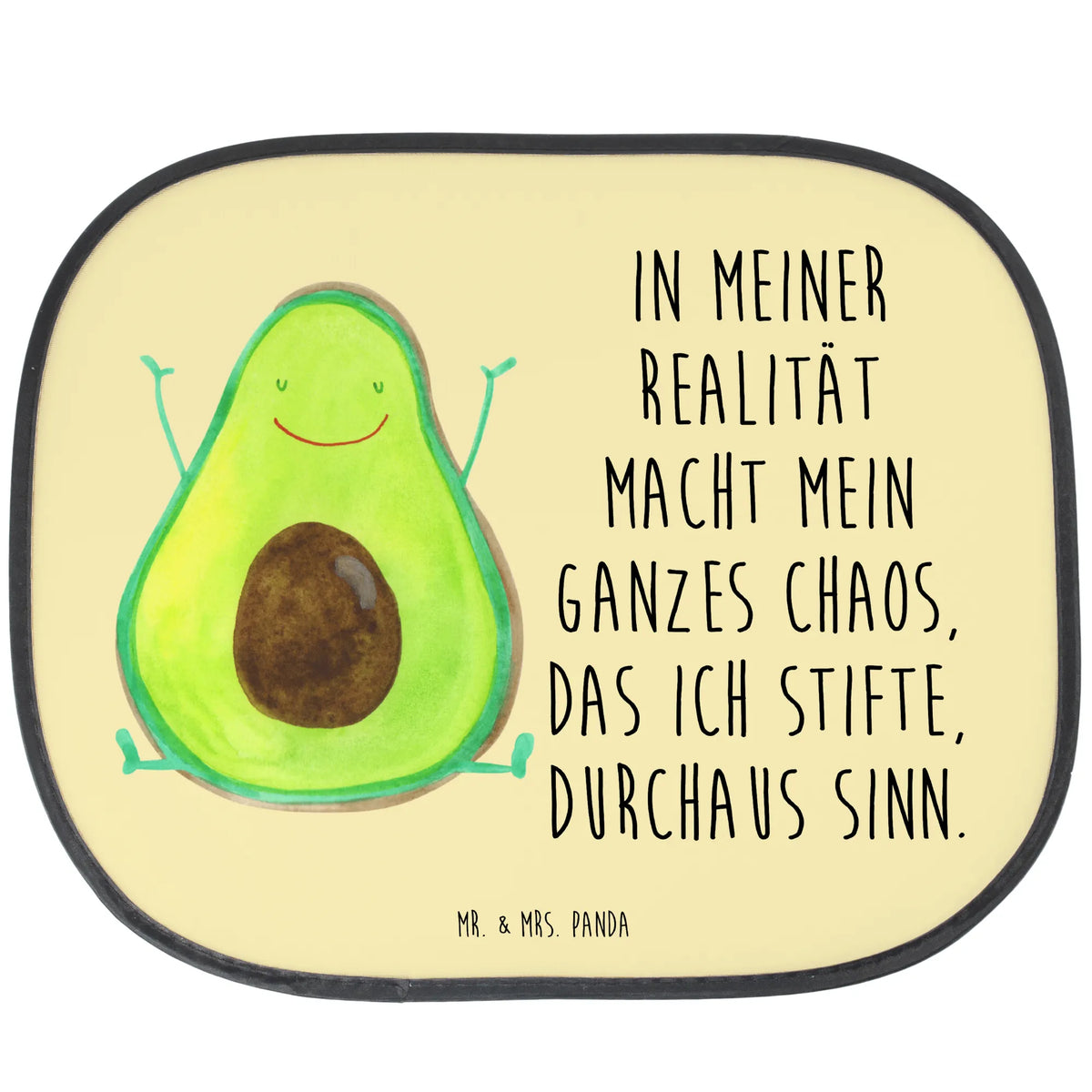 Car sun shade avocado Happy