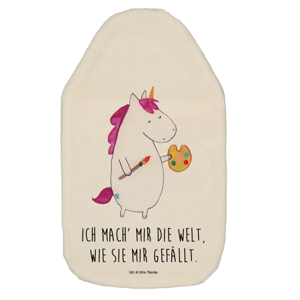 Wärmflasche Einhorn Künstler
