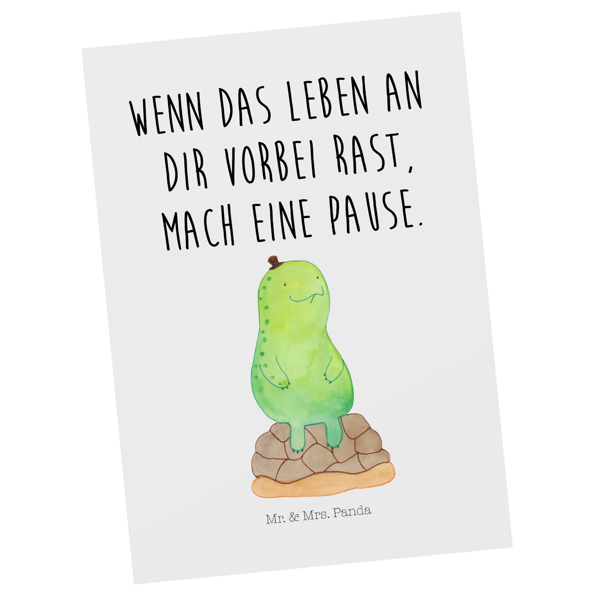 Postcard tortoise Break gift, gift ideas, cute, illustrated, tortoise, reptile, ancient creature, sweet, birthday gift, turtle gift items, funny turtle gifts, pet turtles, best friend, sister or daughter, turtle lover, mindful, decelerate