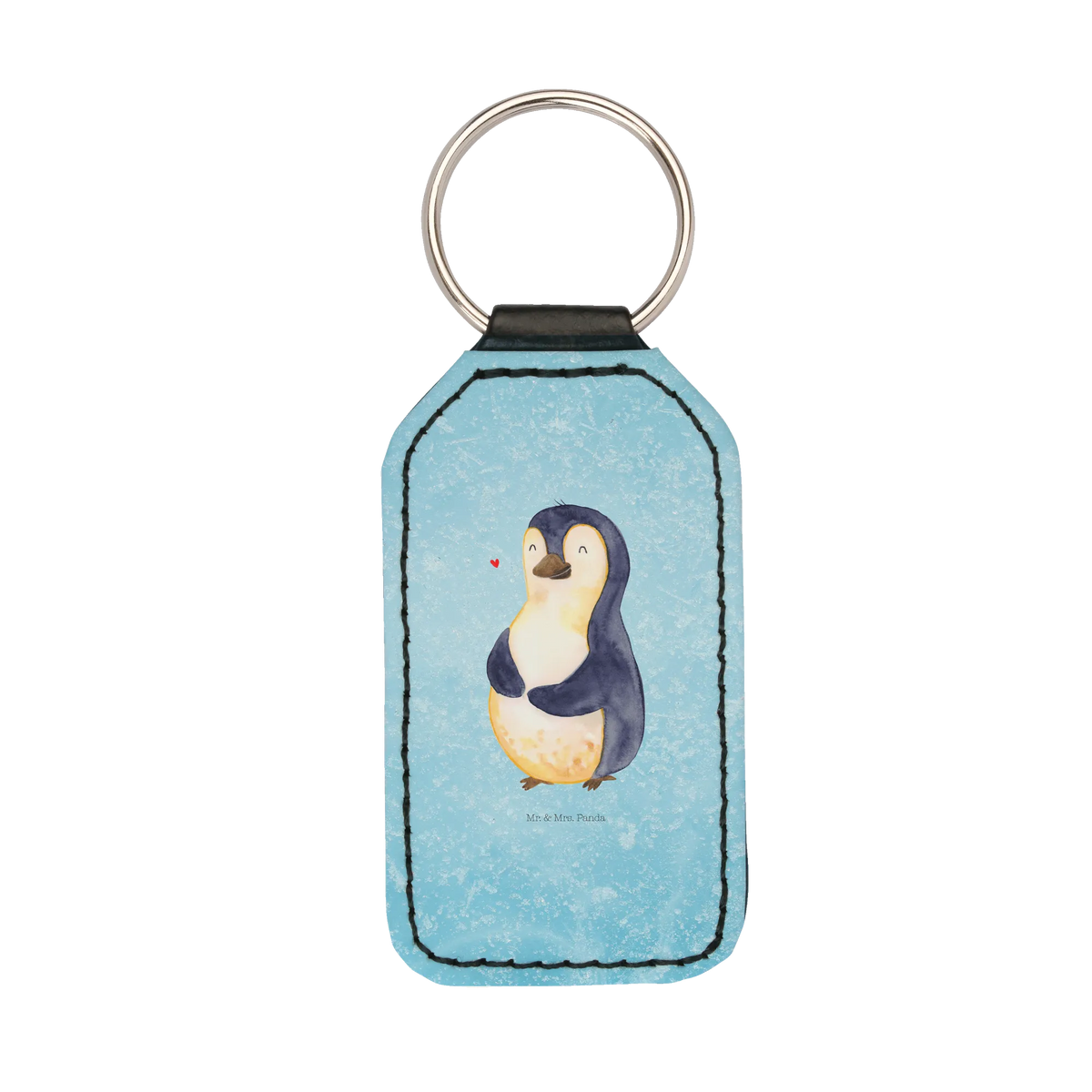 Rectangular key ring Penguin diet keychain, pendant, lucky charm, key ring, bag pendant, Penguin, North Pole, Winter, Penguins, losing weight, self-respect, motivation, diet, self-love, body love, penguins, penguin, weight