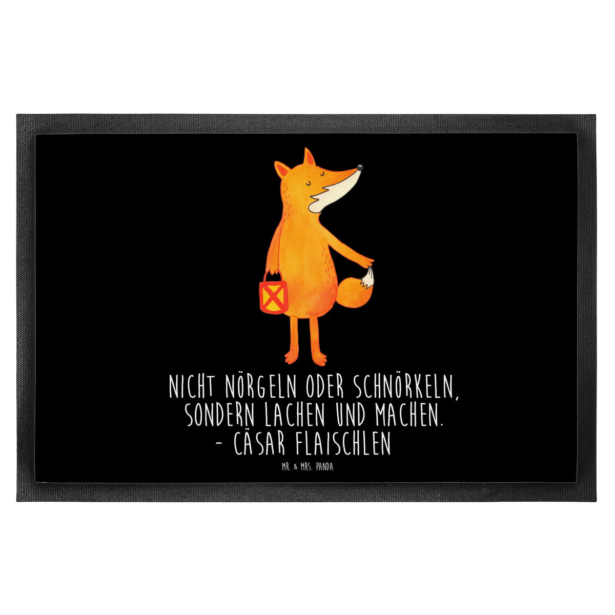 Fußmatte Fuchs Laterne