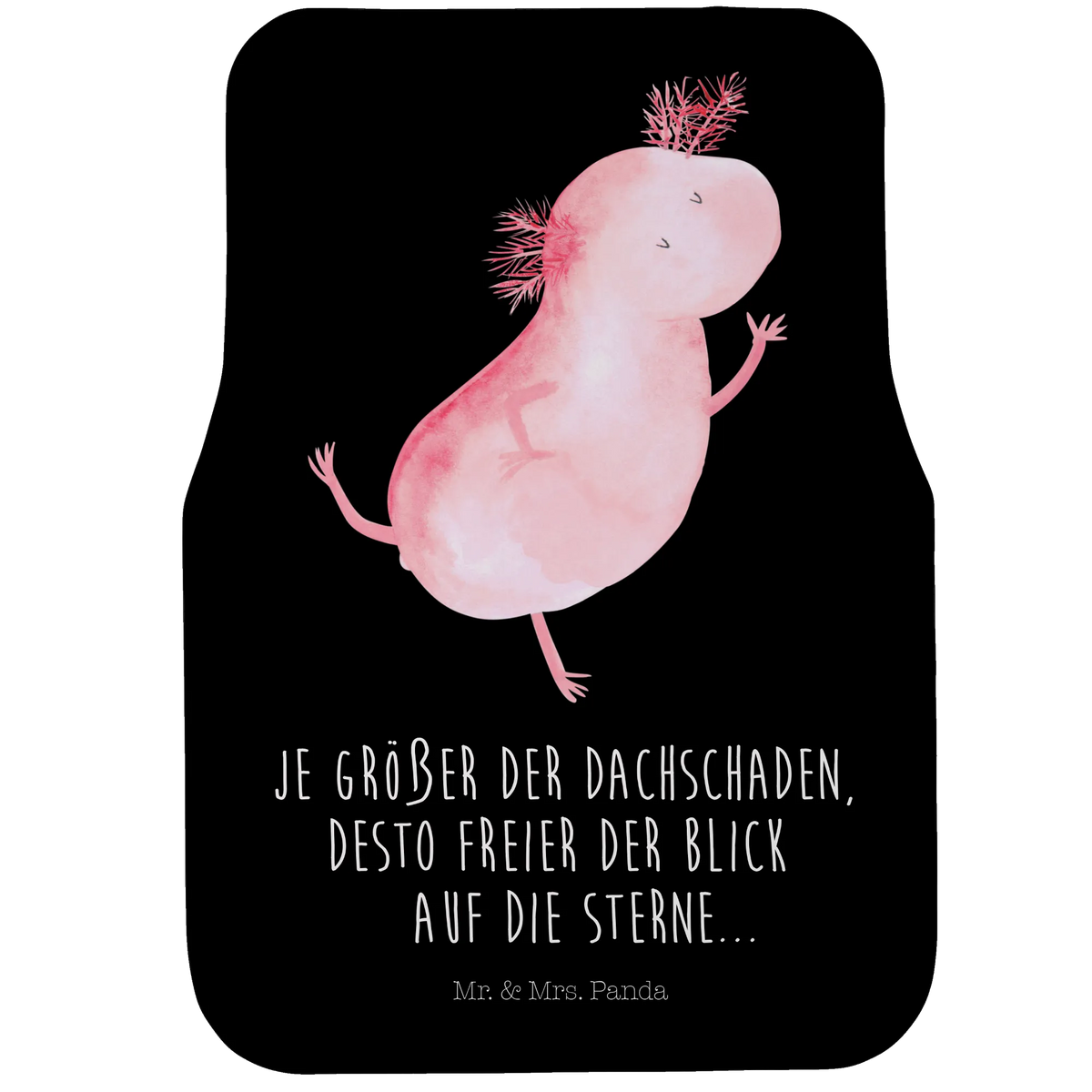 Fahrer Autofußmatte Axolotl Tanzen