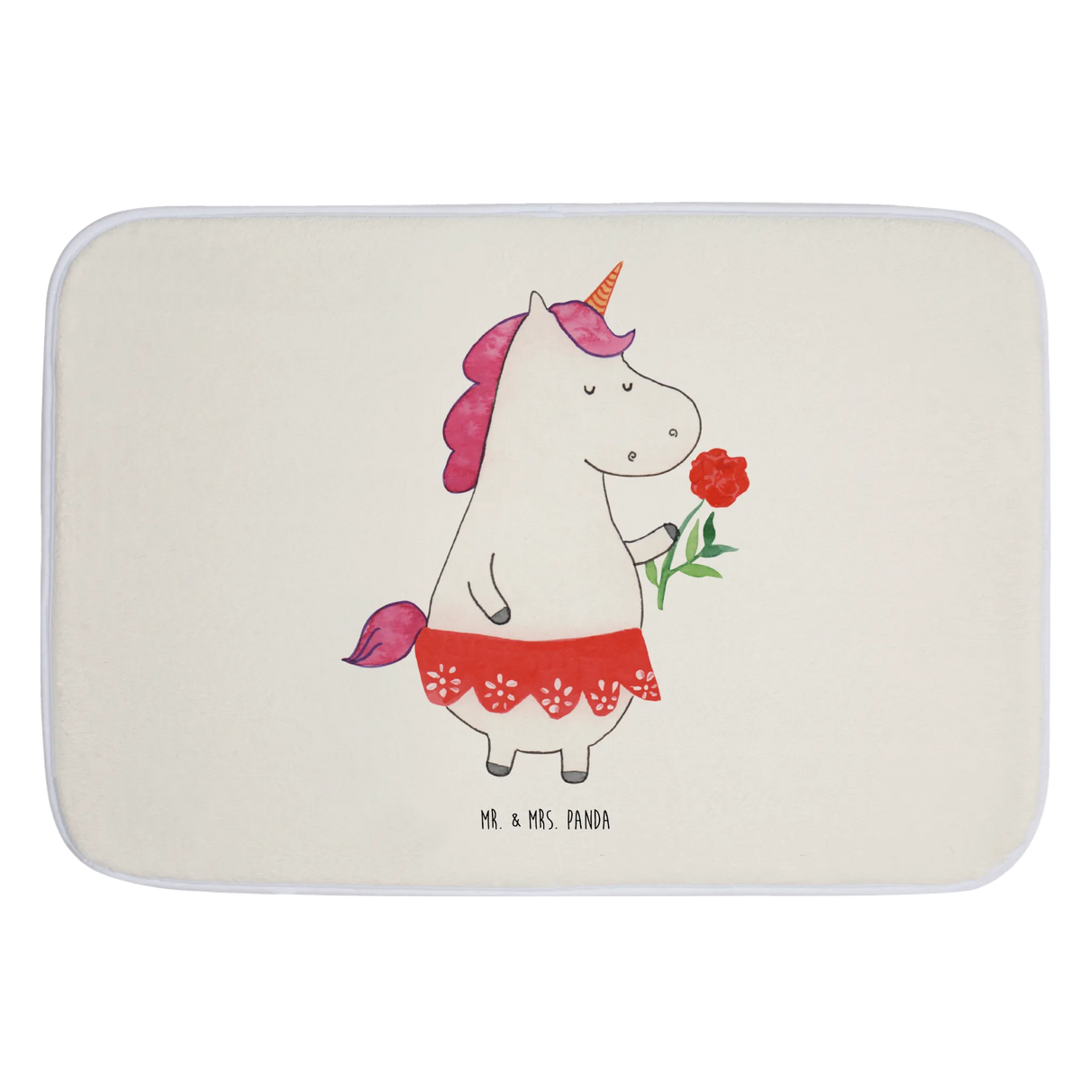 Badematte Einhorn Dame