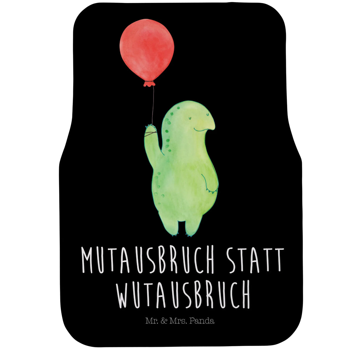 Driver car mat tortoise balloon