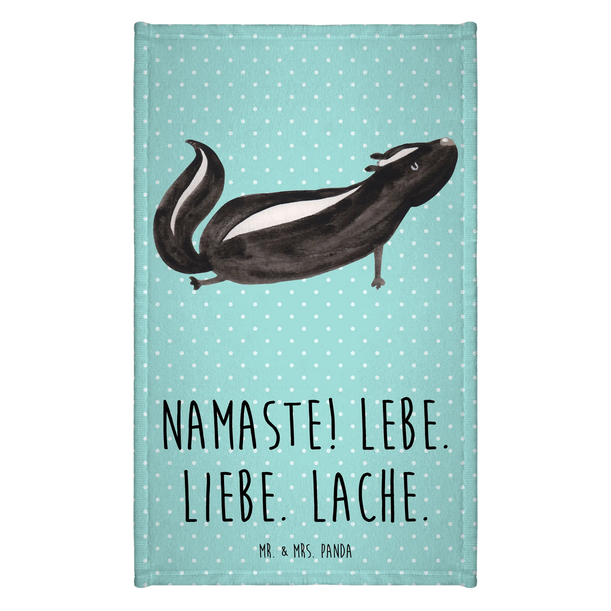 Gästehandtuch Stinktier Yoga