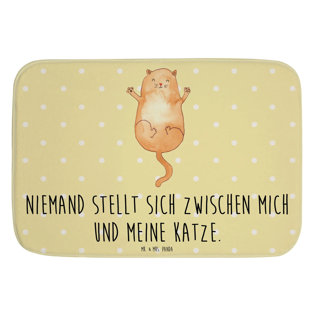 Badematte Katze Umarmen