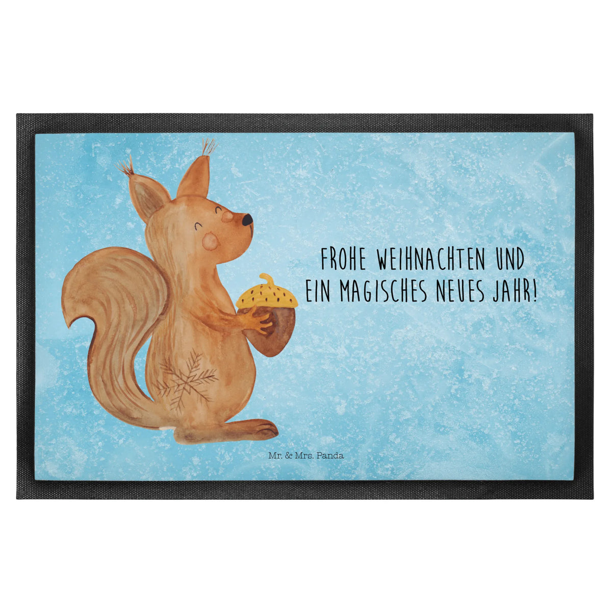 Doormat Squirrel Christmas time