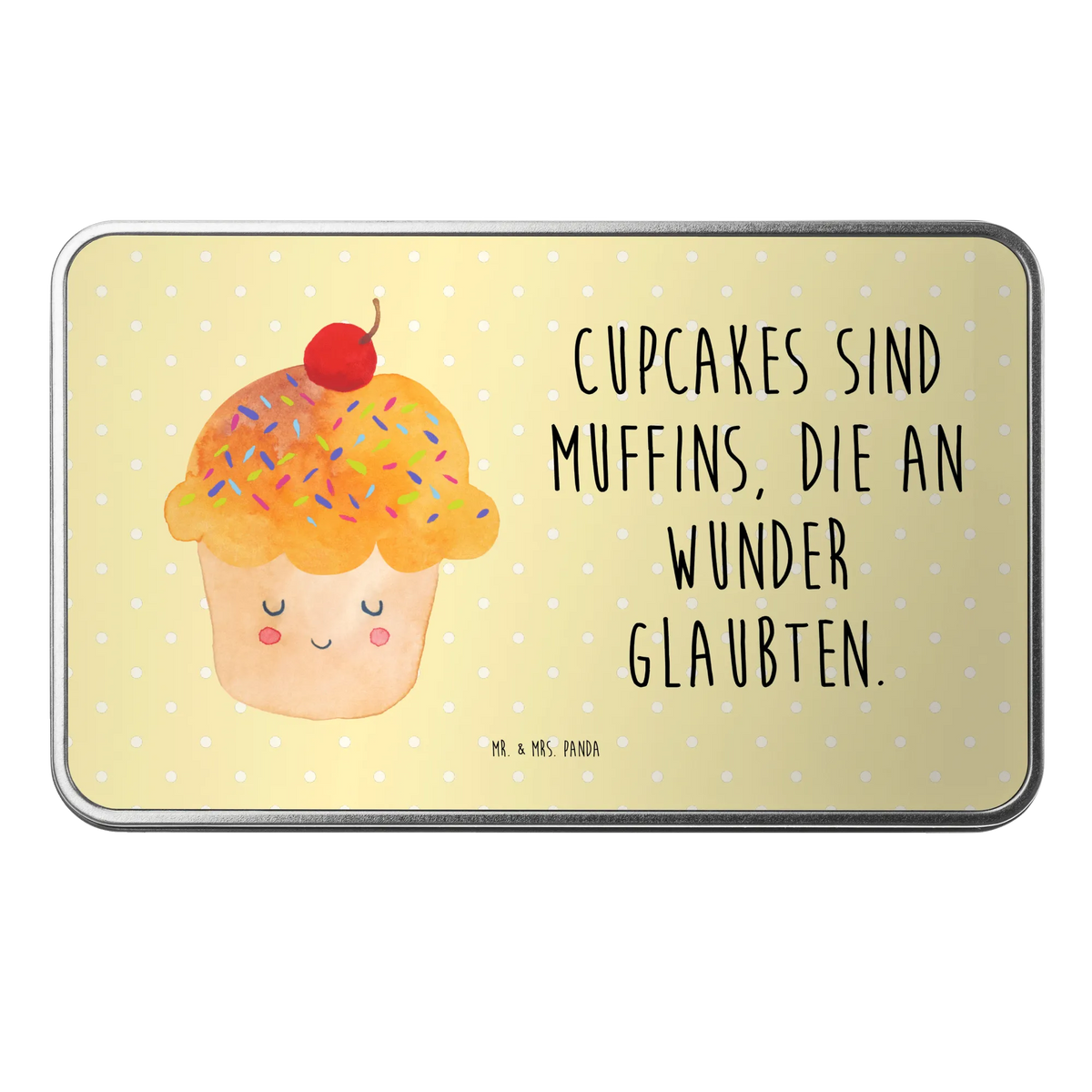 Metal tin Cupcake