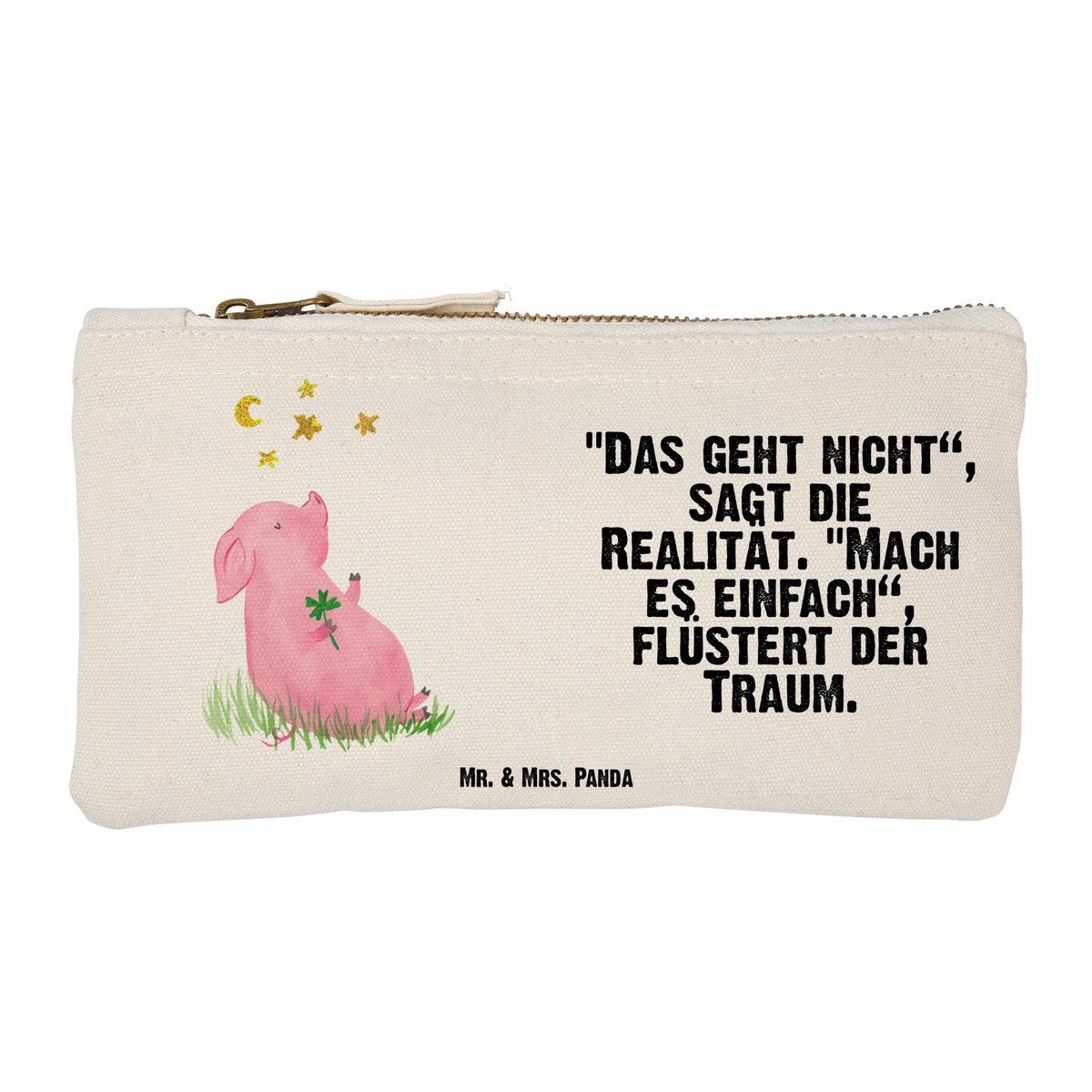 Schminktasche Schwein Glück Stoffbeutel, Waschbeutel, Etui, Make-Up Tasche, Stofftasche, Pinseltasche, Schulmäppchen, beauty case, Kosmetikbeutel, Baumwolltasche, Schminktasche, Schlamper, Schminkbeutel, Kosmetiktasche, aufbewahrungstasche, Pouch, utensilientasche, kosmetiktäschchen, Kulturbeutel, aufbewahrungsbeutel, Federmappe, Stiftemäppchen, Beauty Bag, pencil case, Schminktäschchen, toiletry bag, Baumwollbeutel, beauty tasche, Kulturtasche, Mäppchen, Täschchen, Waschtasche, Schlampermäppchen, Federtasche, Stifteetui, Tiermotive, Gute Laune, Tiere, Lustige Sprüche, Träume, Sterne, Schwein, Schweinchen, Sernchen, Ziele, Glücksschwein. Glück, Motivation, Glücksbringer