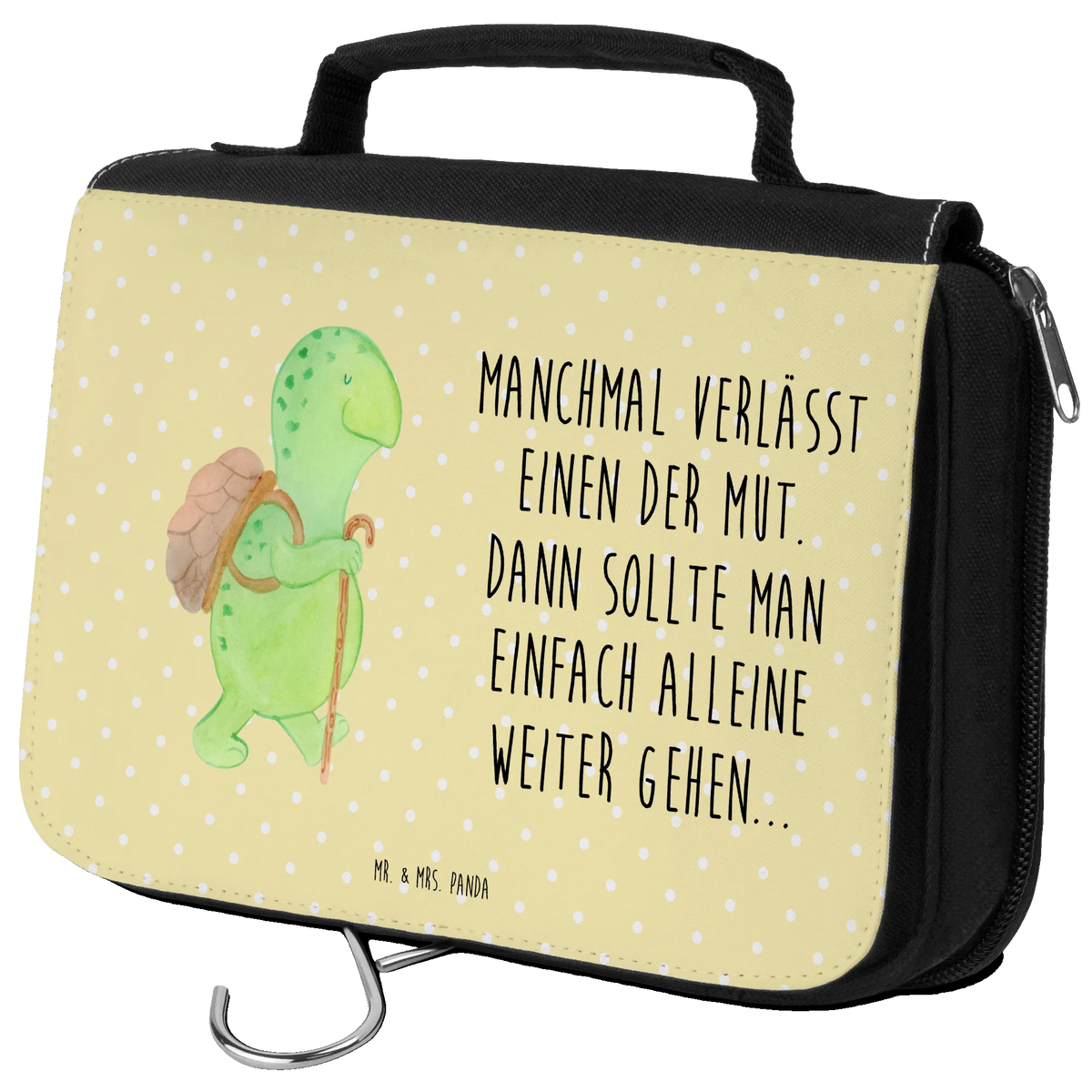 Wash bag tortoise walker Wash bag, Toilet bag, To hang up, Cosmetic bag, Ladies, Gentlemen, turtle, tortoise, reptile, ancient creature, cute, sweet, gift, gift ideas, birthday gift, illustrated, funny, turtle gift items, funny turtle gifts, pet turtles, mom, best friend, sister or daughter, turtle lover, motivation, turtles, motivational slogan, new beginning