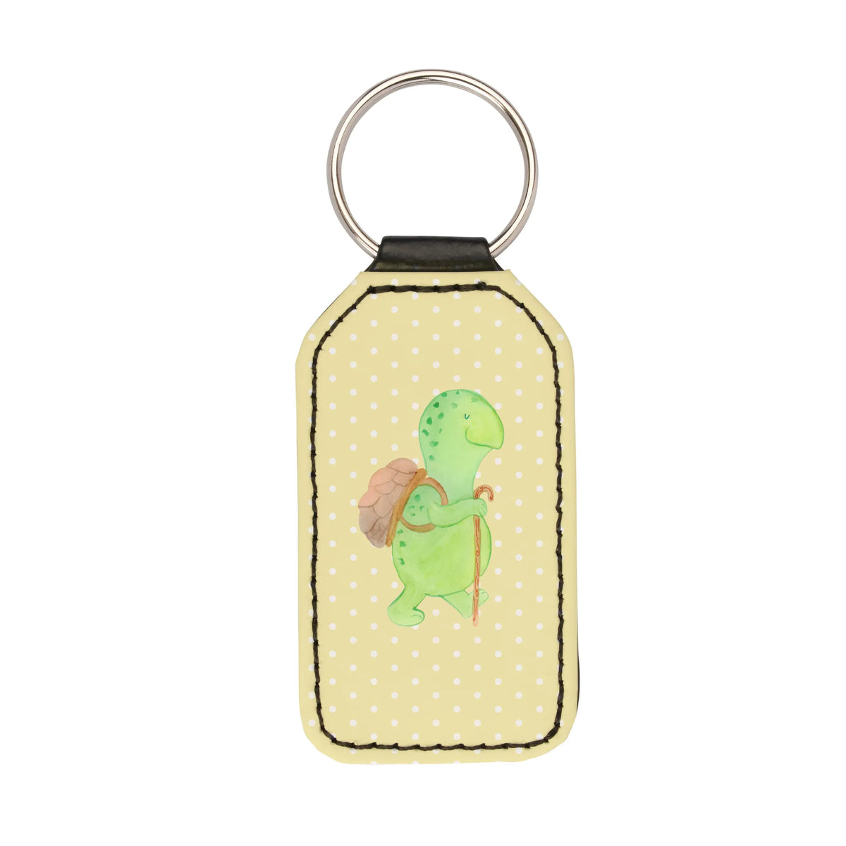 Rectangular key ring tortoise walker best friend, sister or daughter, turtle lover, gift ideas, cute, tortoise, reptile, ancient creature, sweet, birthday gift, turtle gift items, illustrated, funny turtle gifts, pet turtles, gift, motivational slogan, new beginning, turtles