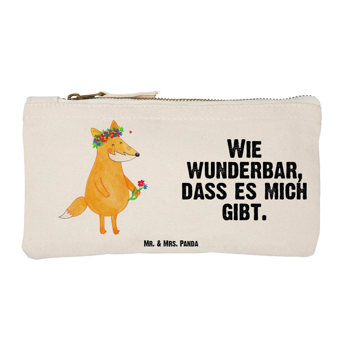 Schminktasche Fuchs Blumen Beauty Bag, Waschbeutel, utensilientasche, Pinseltasche, Täschchen, beauty tasche, Pouch, beauty case, Schlampermäppchen, Baumwolltasche, Kulturtasche, Etui, pencil case, Kosmetiktasche, Make-Up Tasche, Stiftemäppchen, Stifteetui, Kulturbeutel, kosmetiktäschchen, Kosmetikbeutel, Mäppchen, Baumwollbeutel, aufbewahrungsbeutel, Federmappe, Federtasche, Schminktäschchen, aufbewahrungstasche, Schulmäppchen, Schminktasche, Stoffbeutel, Schlamper, toiletry bag, Schminkbeutel, Waschtasche, Fuchs, Motivation, Blumenmädchen, Liebesbeweis, Blumen, Freundin, Selbstliebe, Liebe, Fox, Blume, Freundinnen, Freude, Mich, Füchse, Fuchsmädchen, Ich