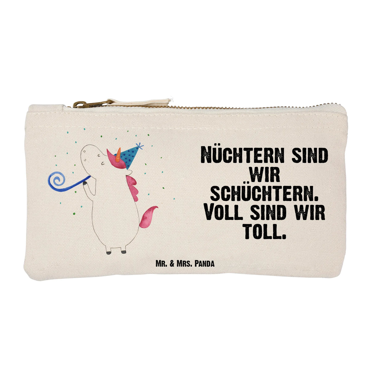 Schminktasche Einhorn Party