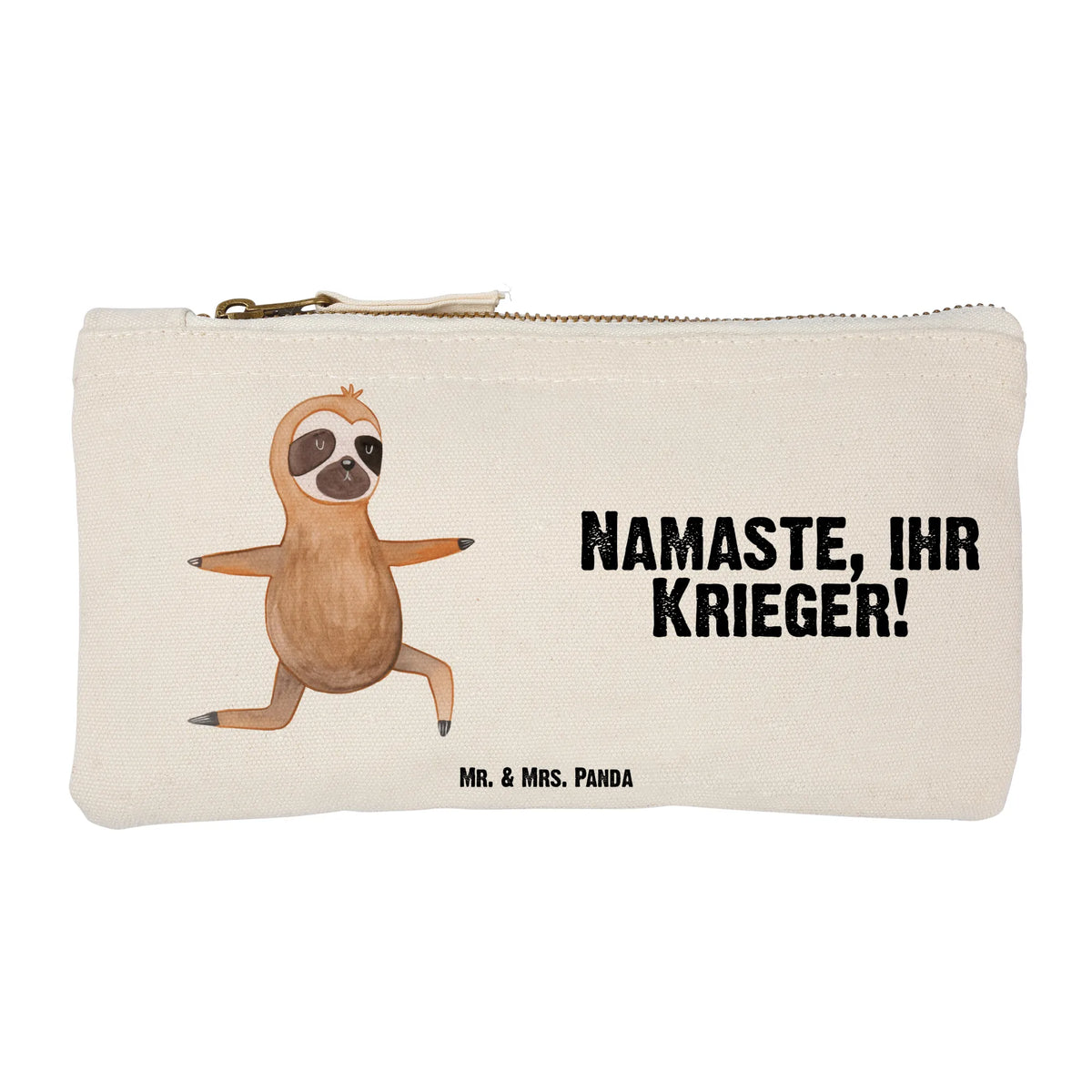 Schminktasche Faultier Yoga