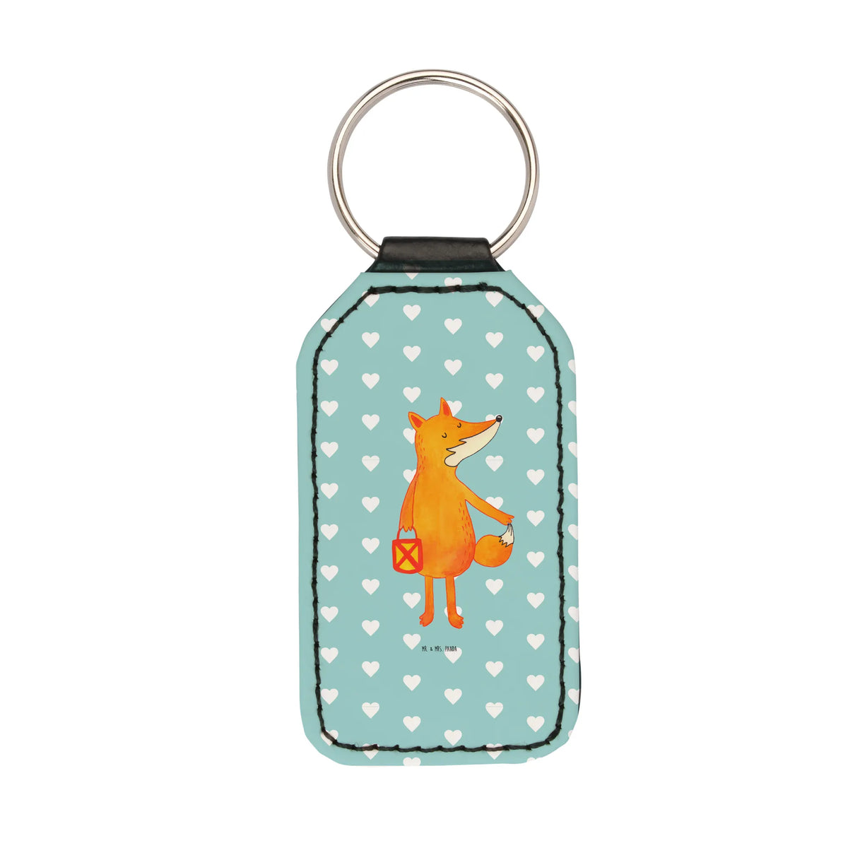 Rectangular key ring Fox Lantern