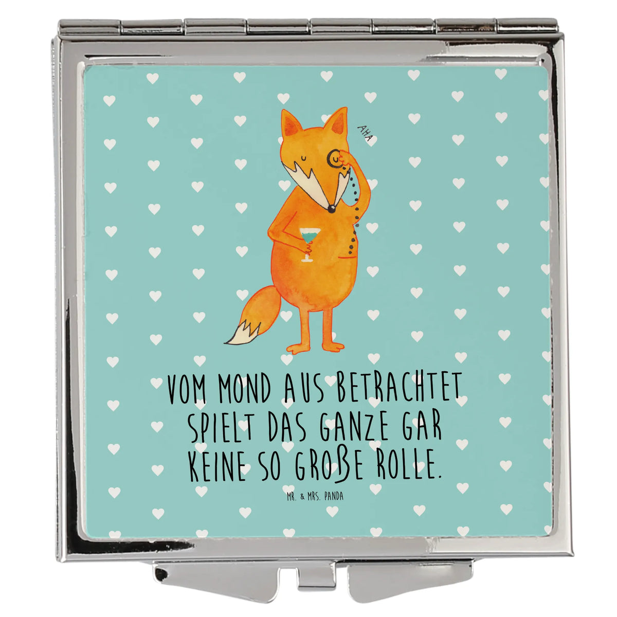 Handtaschenspiegel quadratisch Fuchs Lord