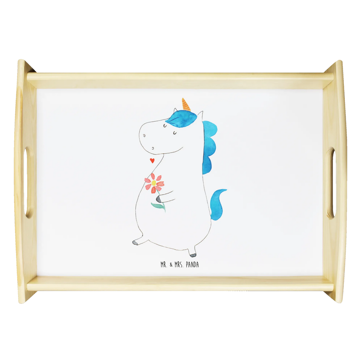 Serviertablett Einhorn Spaziergang