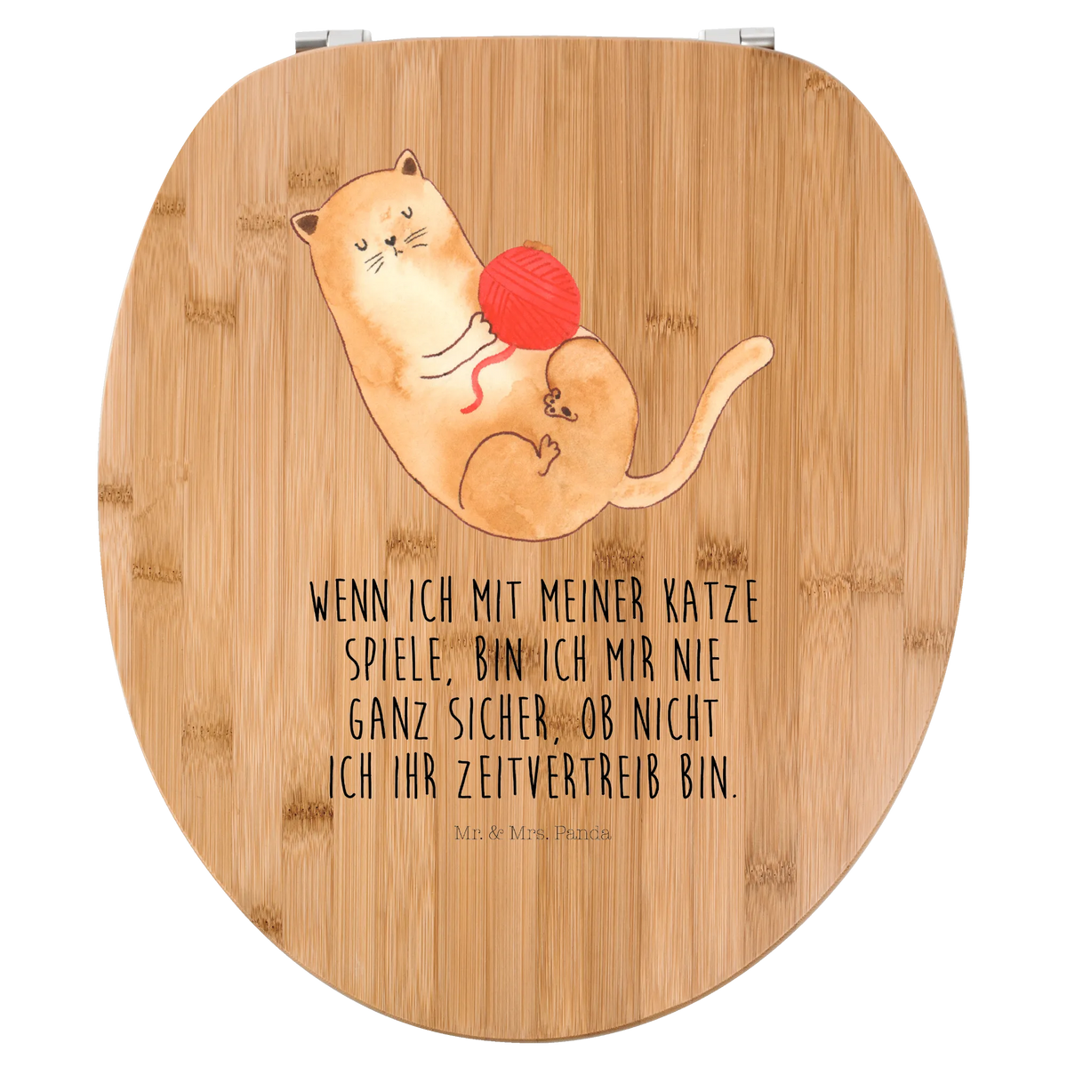 Motif toilet seat Cat Wool