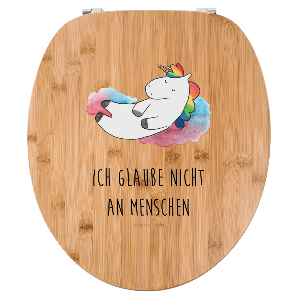 Motiv WC Sitz Einhorn Wolke 7