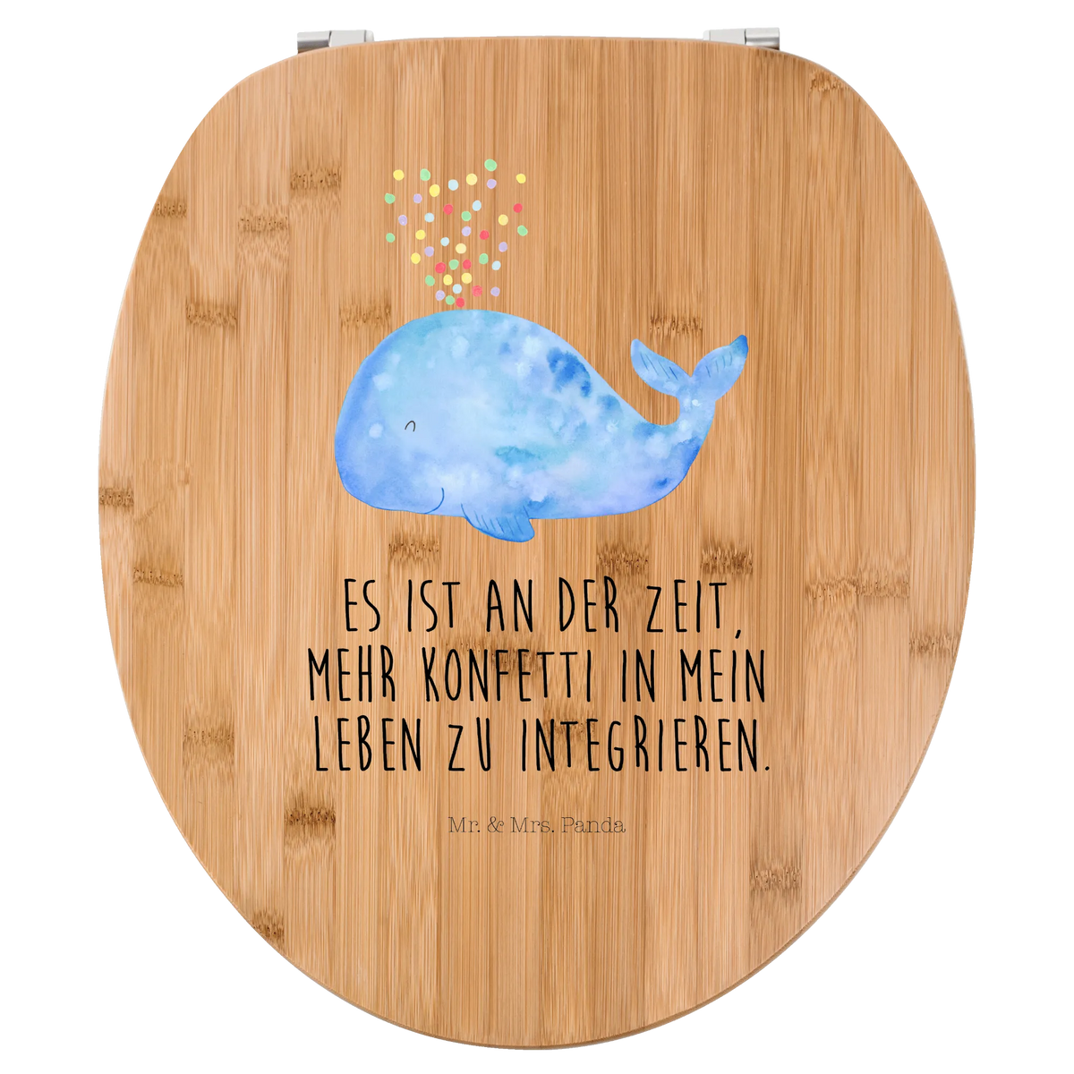 Motiv WC deska sedesowa wieloryb konfetti Zwierzeta morskie, Morze, Wakacje